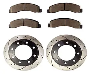 Atmansta QPD10040 Front Brake Kit With Drilled/Slotted Rotors Review