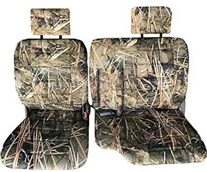 Durafit Seat Covers,T772-Bull Rush Camo, Front 60/40 Split Bench Seat Integrated Armrest Seat Cover Review