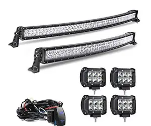 LED Light Bar AUSI 50Inch Curved 288W  Review