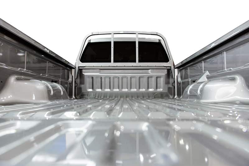computer graphic of a roll on bedliner